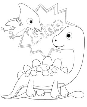 Dinosaure 33 - 10doigts.fr