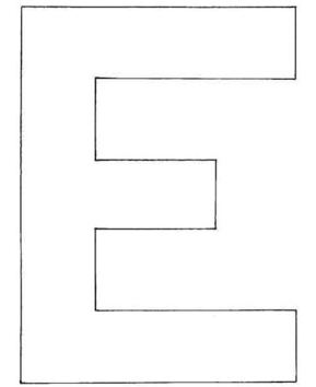 E majuscule - 10doigts.fr
