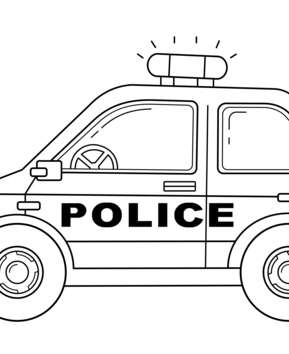 Voiture de police 01 - 10doigts.fr