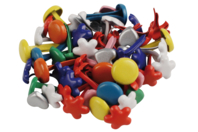 attaches parisiennes motifs - Attaches parisiennes et oeillets - 10doigts.fr