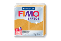 Fimo Effect 57gr - or métallisé - N° 11 - Pâtes Fimo Effect - 10doigts.fr