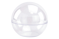 grande boule en plastique transparent - Boule à neige, Cloche - 10doigts.fr