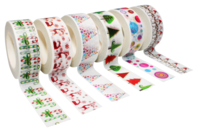 masking tape noël - Adhésifs colorés et Masking tape - 10doigts.fr
