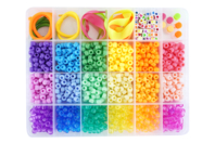 perles et accessoires pour bracelets - Perles Plastique - 10doigts.fr