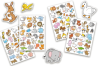 petits animaux stickers - Gommettes Animaux - 10doigts.fr