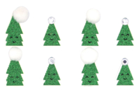 sapin stickers - Gommettes et stickers Noël - 10doigts.fr