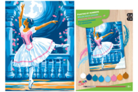 Tableau peinture par Numero - Ballerine - Peinture par numéros - 10doigts.fr