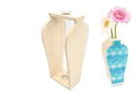 vase bois amphore decorer - Objets pour le bureau - 10doigts.fr