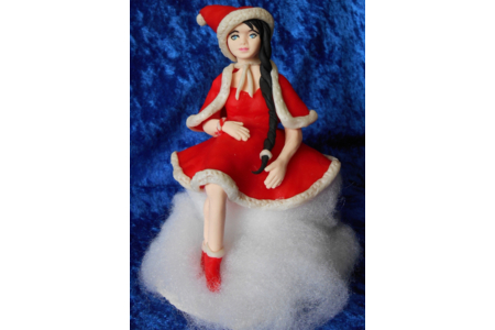 fille du pere noel - Pâques, Noël - 10doigts.fr