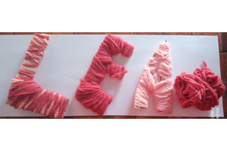 Prénom en laine - Laine - 10doigts.fr