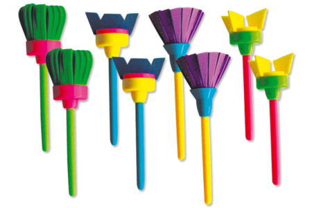 Brosses fantaisie - Tampons mousse, éponges – 10doigts.fr