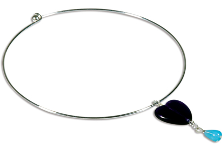 Collier tour de cou à bille, argenté  - Colliers et chaines – 10doigts.fr