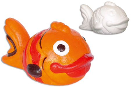 Poisson en polystyrène - Animaux en polystyrène – 10doigts.fr