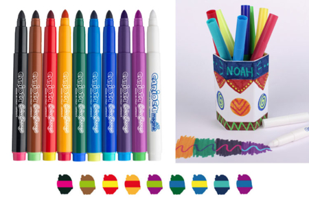 Pochette de 10 feutres magiques - Feutres fantaisies – 10doigts.fr