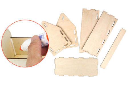 Boîte à outils vide-poche - Boîtes en bois – 10doigts.fr