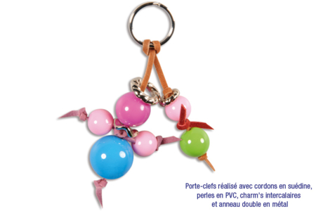 Set d'environ 180 perles en plastique, couleurs vives et tailles assorties - Perles Acrylique – 10doigts.fr