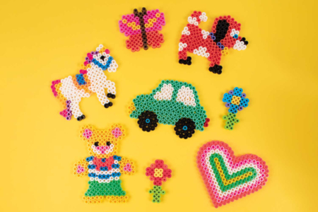 animaux perles xxl - Perles à repasser 1 cm – 10doigts.fr