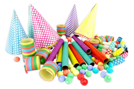 boite cotillons et chapeaux - Nouveautés Carnaval 2025 – 10doigts.fr