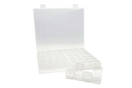 boite de rangement perles diamants - Rangements couture et bijoux – 10doigts.fr