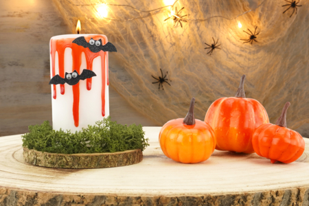 bougi halloween coulure faux sang - Activités manuelles Halloween – 10doigts.fr