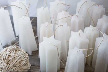 bougie étoiles - Cires Bougies – 10doigts.fr