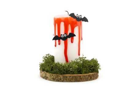 bougie halloween faux sang - Activités manuelles Halloween – 10doigts.fr