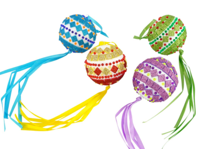 BOULES PAILLETTES TUTO - Activités manuelles décorations du sapin de Noël – 10doigts.fr