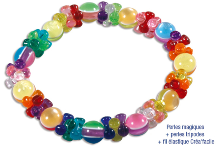 Bracelets de perles magiques en verre - Activités manuelles fête des mères – 10doigts.fr