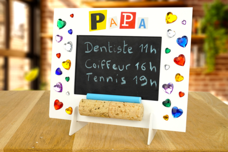 Bricolage enfant fete pere memo - Activités manuelles fête des pères – 10doigts.fr