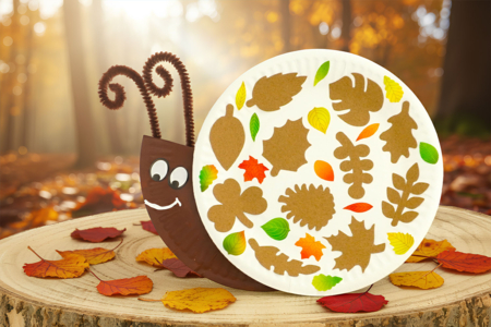 Stickers feuilles d'arbres en papier kraft - 400 pcs - Gommettes d'Automne – 10doigts.fr
