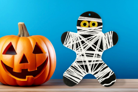 Bricolage Halloween Momie - Activités manuelles Halloween – 10doigts.fr