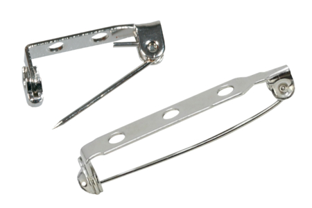 broches plates métal argent - Broches – 10doigts.fr