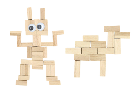 buche kapla - Bâtons et tiges en bois – 10doigts.fr