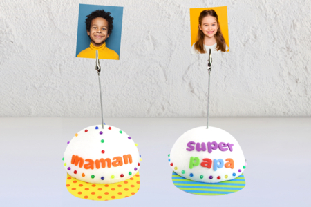 cadeau fête des parents porte photo - Activités manuelles fête des mères – 10doigts.fr