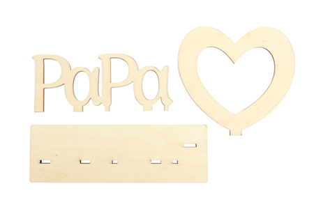 Cadre Bois Fete des Peres - Cadeaux DIY fête des pères – Pour le bureau de papa – 10doigts.fr