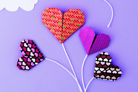 COEUR ORIGAMI - Livres activités créatives – 10doigts.fr