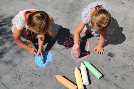 craies trottoir géantes enfants - Craies, tableaux, ardoises – 10doigts.fr