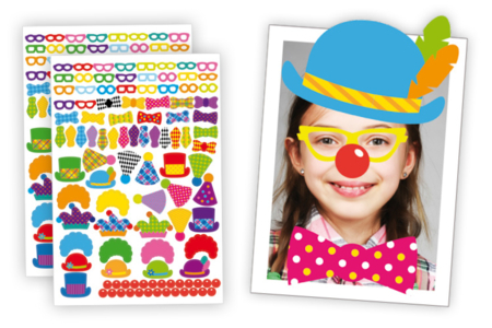 Crazy Clown Stickers - Stickers Fantaisies – 10doigts.fr