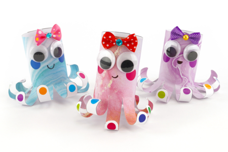 Papier motifs marbrés, format A4 - 16 feuilles - Papiers à motifs – 10doigts.fr