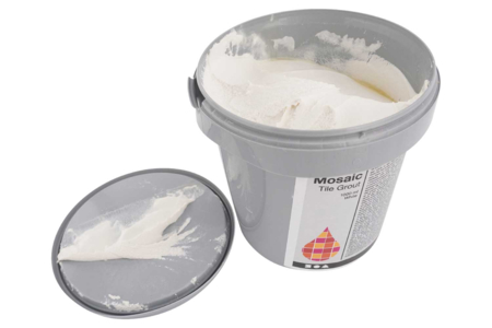 Enduit blanc prêt à l'emploi  1 kg - Joint et outils pour mosaïques – 10doigts.fr