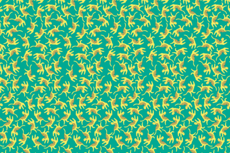 feuilles Décopatch tigres N°885 - Papiers Vernis-collage – 10doigts.fr