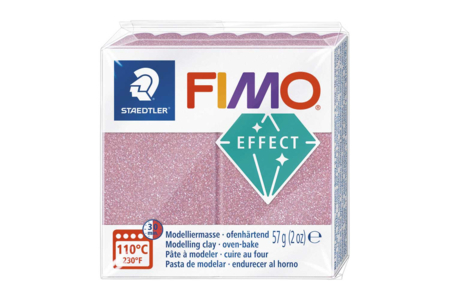 Fimo Effect 57gr - Or rosé (212) - Pâtes Fimo Effect – 10doigts.fr