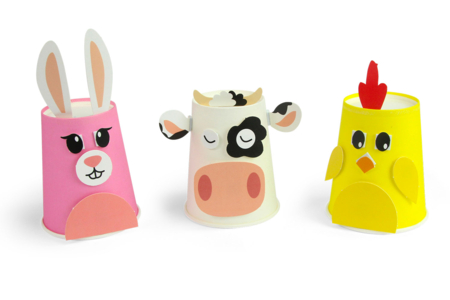 gobelets animaux - Kits clés en main – 10doigts.fr
