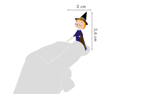 gommettes 3D epoxy - Sorciers - Gommettes Halloween – 10doigts.fr