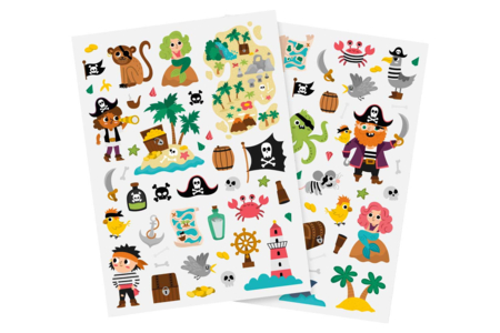 Gommettes pirates sirenes - Gommettes Histoires et décors – 10doigts.fr