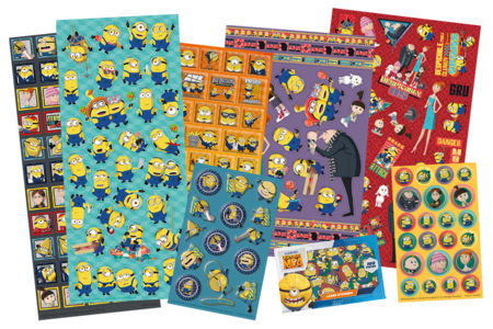 gommettes stickers enfants minions - Stickers Fantaisies – 10doigts.fr
