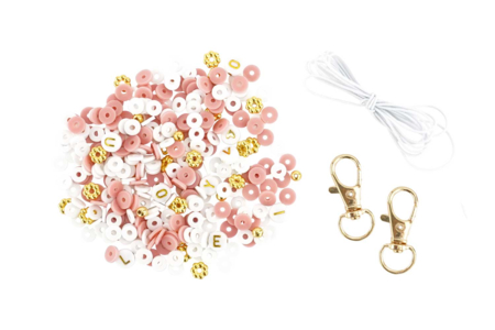 Kit bijoux “LOVE YOU” - 2 porte-clés - Porte-clés – 10doigts.fr