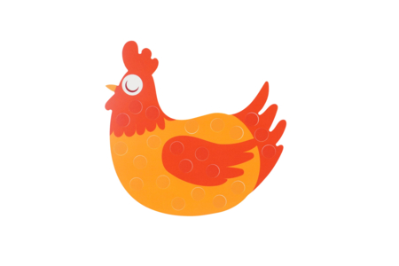 kit gommettes poule - Kits créatifs gommettes – 10doigts.fr