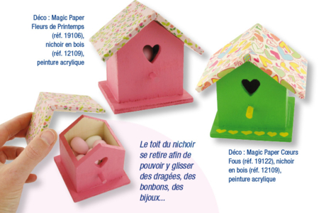 Magic Paper auto-adhésif Coeurs romantiques - 10doigts.fr