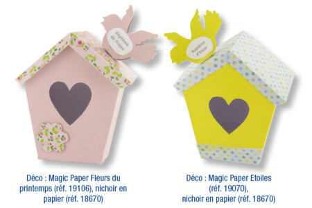 Magic Paper auto-adhésif Pois blancs sur fond fushia - 10doigts.fr